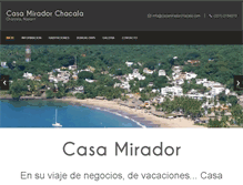 Tablet Screenshot of casamiradorchacala.com
